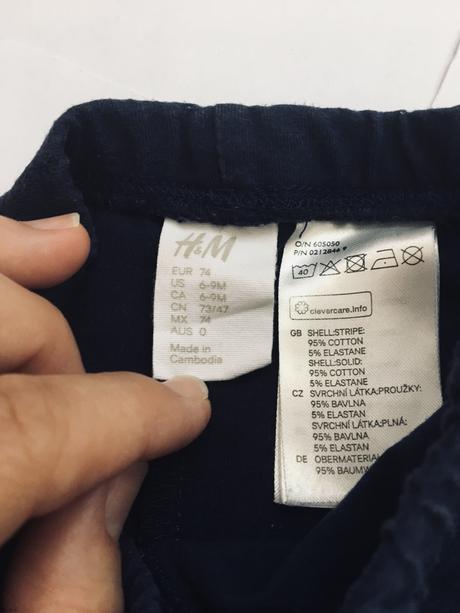 Legínové kraťasky-v.74, h&m,74