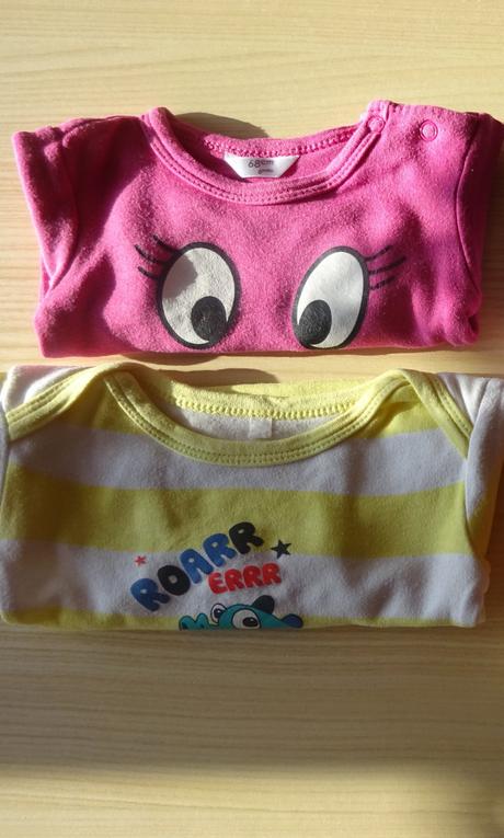 2x body dl. r. s obrázky, vel. 68, 68