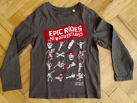 Khaki tričko ve. 122/128, c&a,122