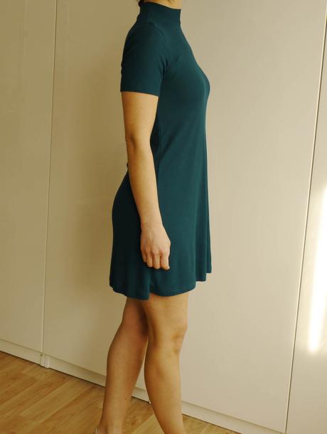 Zebrovane saty zelene vel. 32 h&m, h&m,32