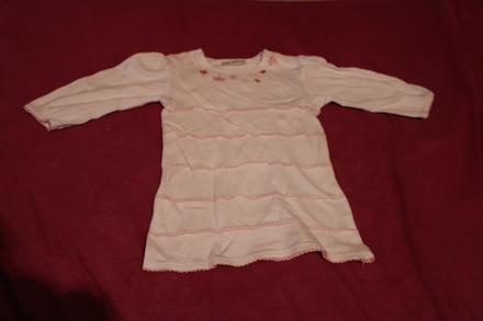 Dívčí šaty - tunika proužky, květy, deštníčky, baby service,80