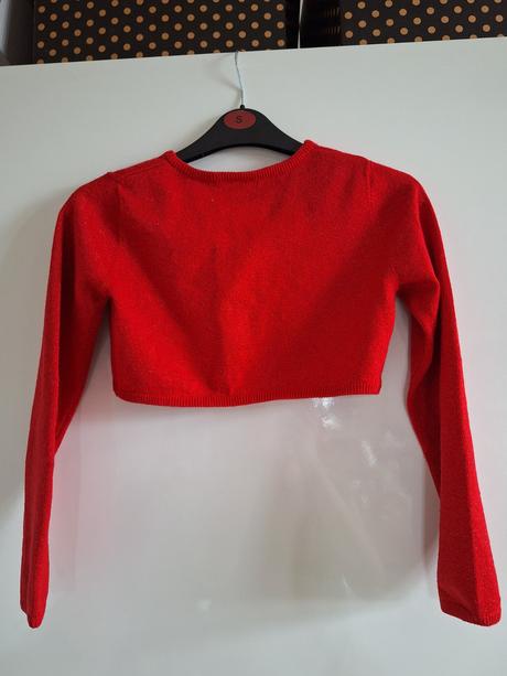 Bolerko svetr crop top vel. 140 / 146, george,140