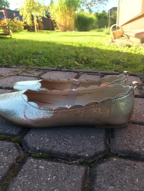 Zlaté balerínky střevíčky, next,39