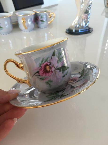 Porcelánový kávový set,