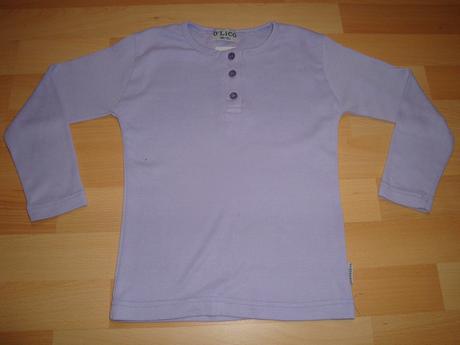 Triko s dlouhými rukávy - fialové, vel. 6-7 let, 134