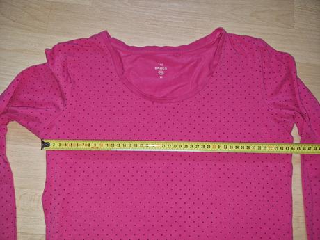 Tričko s dl.rukávem růžové puntíky ca, c&a,m