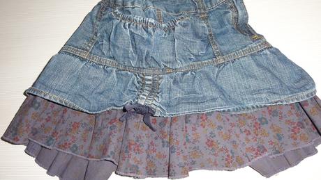 Riflová sukně next, next,134