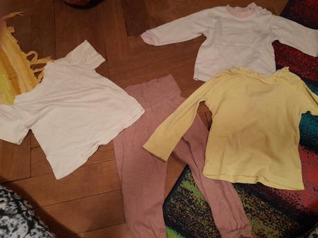 Mix balík na holku, trika a kalhoty, 86–98