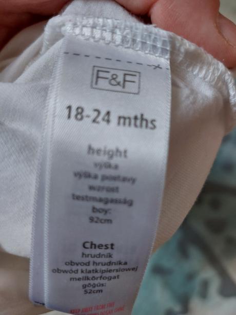 Tričko baletní střevíčky, f&f,92