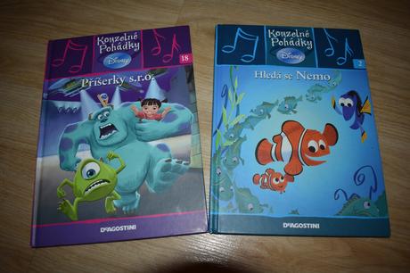 2x pohádková kniha příšerky s.r.o a nemo,