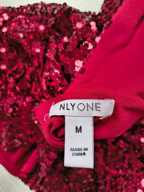 Flitrové šaty nly one, velikost m, m