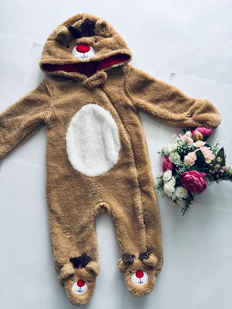 Overálek huňatý sob - v.6/9 měs, 74