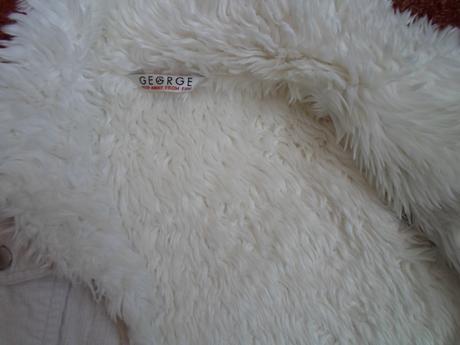 Smetanová béžová vesta vestička s kožíškem george, george,104