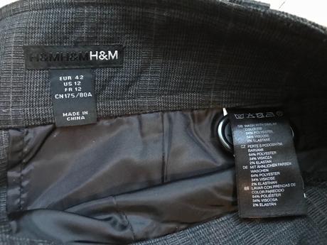 Kalhoty tříčtvrťáky, h&m,42