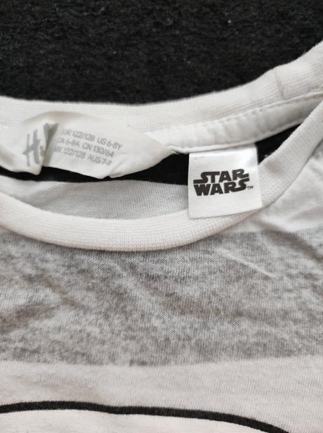 Triko star wars vel. 122-128, h&m,122