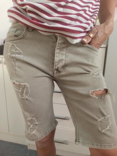 Trhané šortky zn."denim&co" vel."38/m", denim co,38