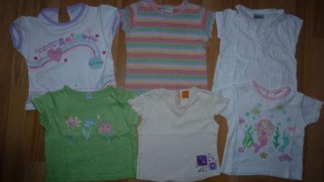 Trička krátký rukáv 6ks, cherokee,74