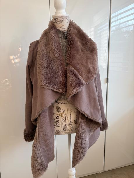 Teply kabat s koziskem oasis s + tricko bershka m, s