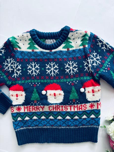 D79/ svetr vánoční - v.2/3 rolky, 98