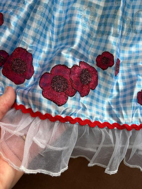 An2/ kostym dorotka ze země oz - v.5/6 let, 