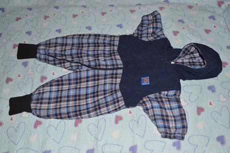 Flanelová oteplená kombinéza vel. 68 - 80, boots,74