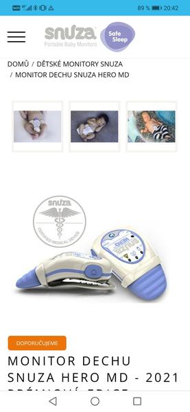 Zkušenosti s monitorem dechu na plenku. Jaký vybrat?