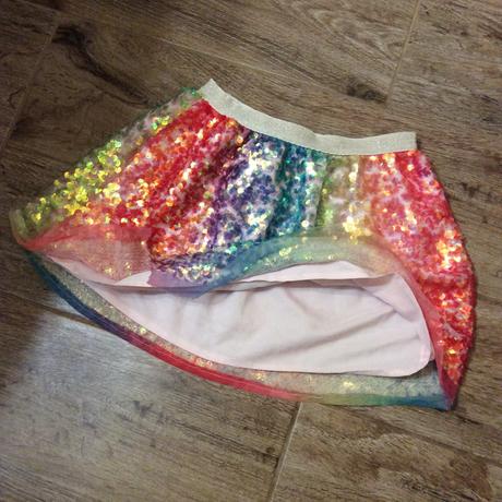 Barevná sukýnka s flitry h&m, h&m,110