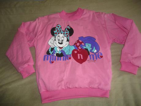Vyteplená bundo/mikina s minnie, vel. 11-12 let, 152