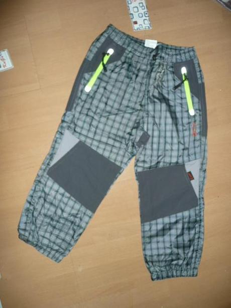 Šusťákové kalhoty podšité kugo šusťáky 80, kugo,80