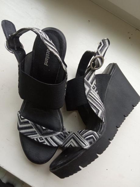 Sandále na klínku vel.39, graceland,39