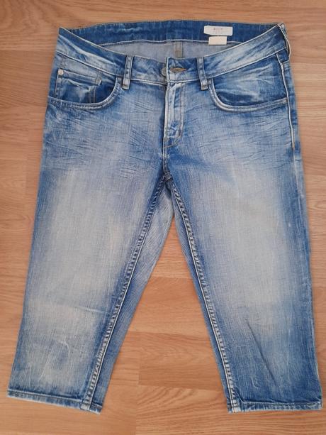 Džínové 3/4 šortky 14+, h&m,170