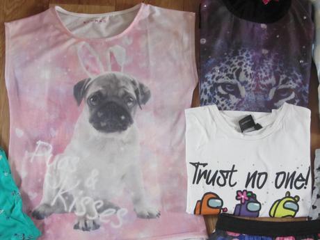 Balík oblečení na holku vel. 9-10 let, 140–152