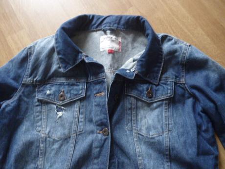 Riflová trhaná bunda vel. m-l unisex, m