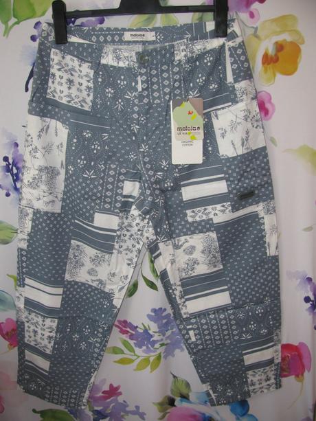 Letní pohodlné bavlněné 7/8 kalhoty maloja, l