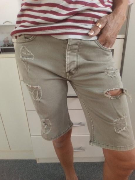 Trhané šortky zn."denim&co" vel."38/m", denim co,38