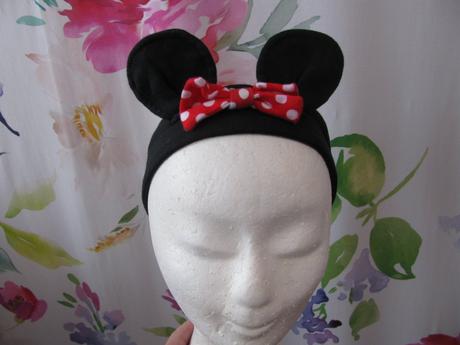 Karneval-šaty s čelenkou minnie mouse, 