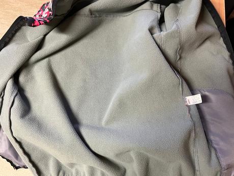 Bunda softshell  - růžový maskáč vel 140, 140