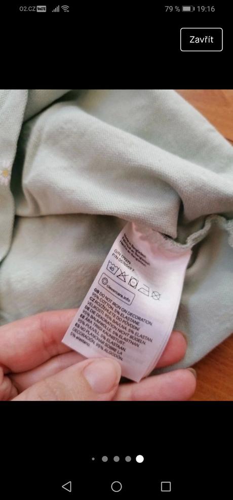 Dětské tričko s květinami, h&m, h&m,92