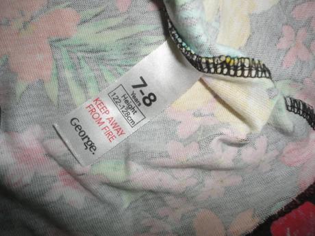 Květinové tílko george, vel. 7-8 let, george,122