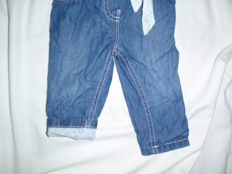 Luxusní odlehčené riflíky podšité bavlnou, george,68