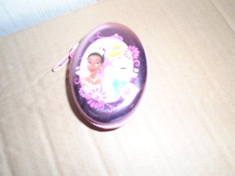 Peněženka krabička kovová princezna, 