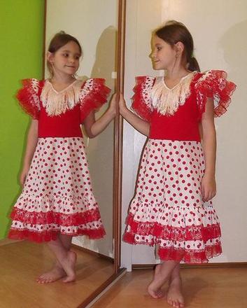 Karnevalové šaty  španělská tanečnice, 