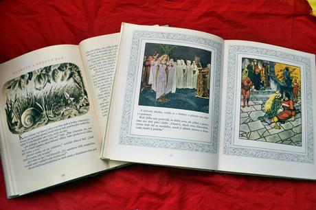 2x retro knihy pohádky,erben a andersen, 