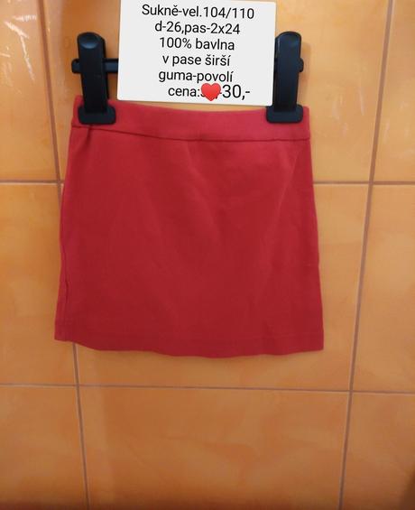 Sukně-vel.104-110/116, 110