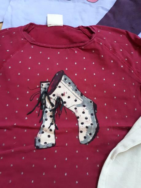 3x tričko s dlouhým rukávem, h&m,110