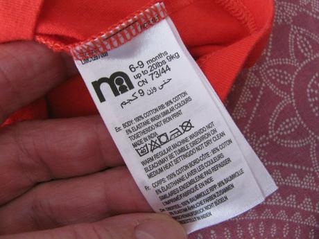 Dívčí bavlněné tričko se slonem, mothercare,74