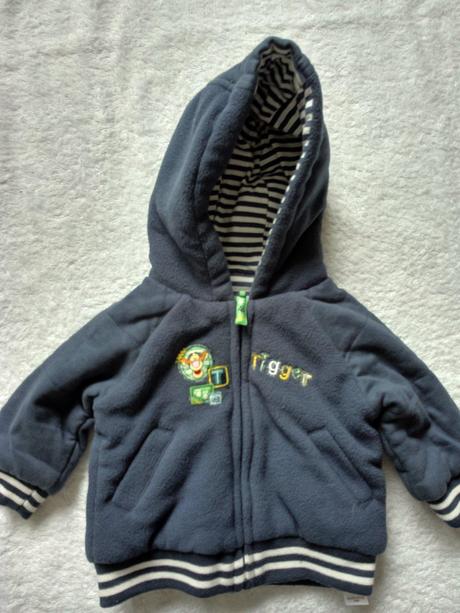 Flísová mikinka /kabátek s tygrem, george,56