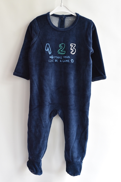 Overal sametový vel. 74, vertbaudet,74