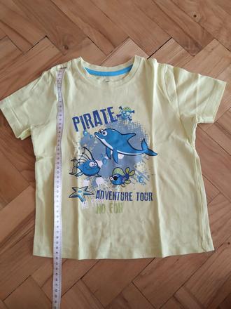 Žluté tričko vel.110/116, lupilu,110