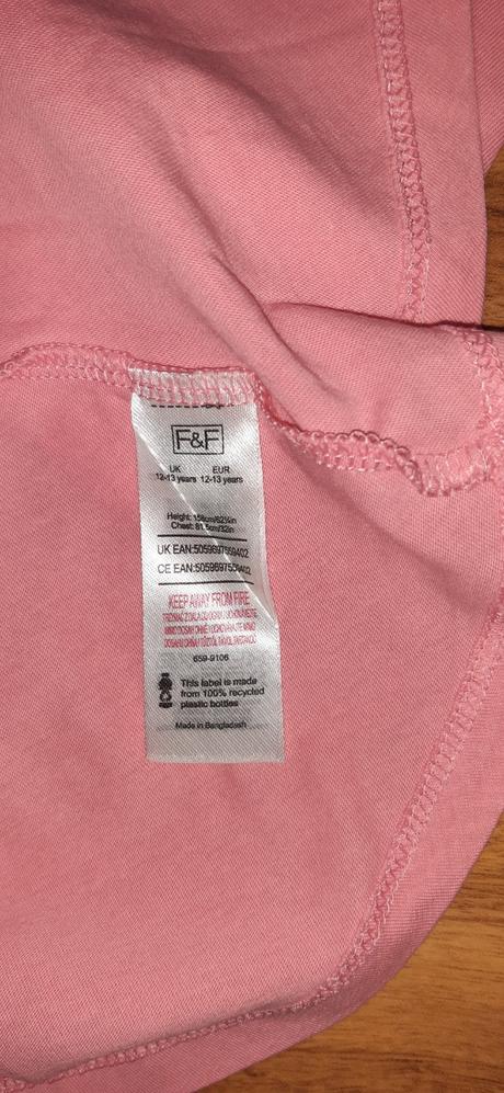 Dívčí bavlněné šaty dl.r. f&f 158, f&f,158